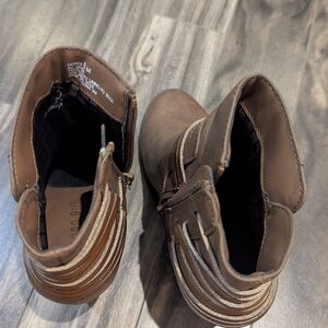 Brown Ankle Boots for Kids
